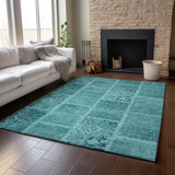 addison mayfield amf635 turquoise rug