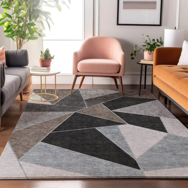 addison mayfield amf636 chocolate rug