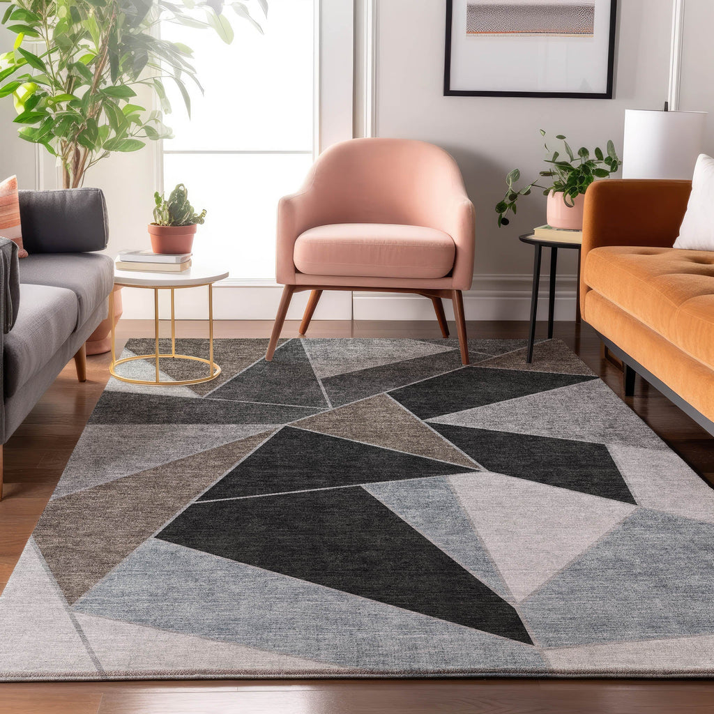 addison mayfield amf636 chocolate rug