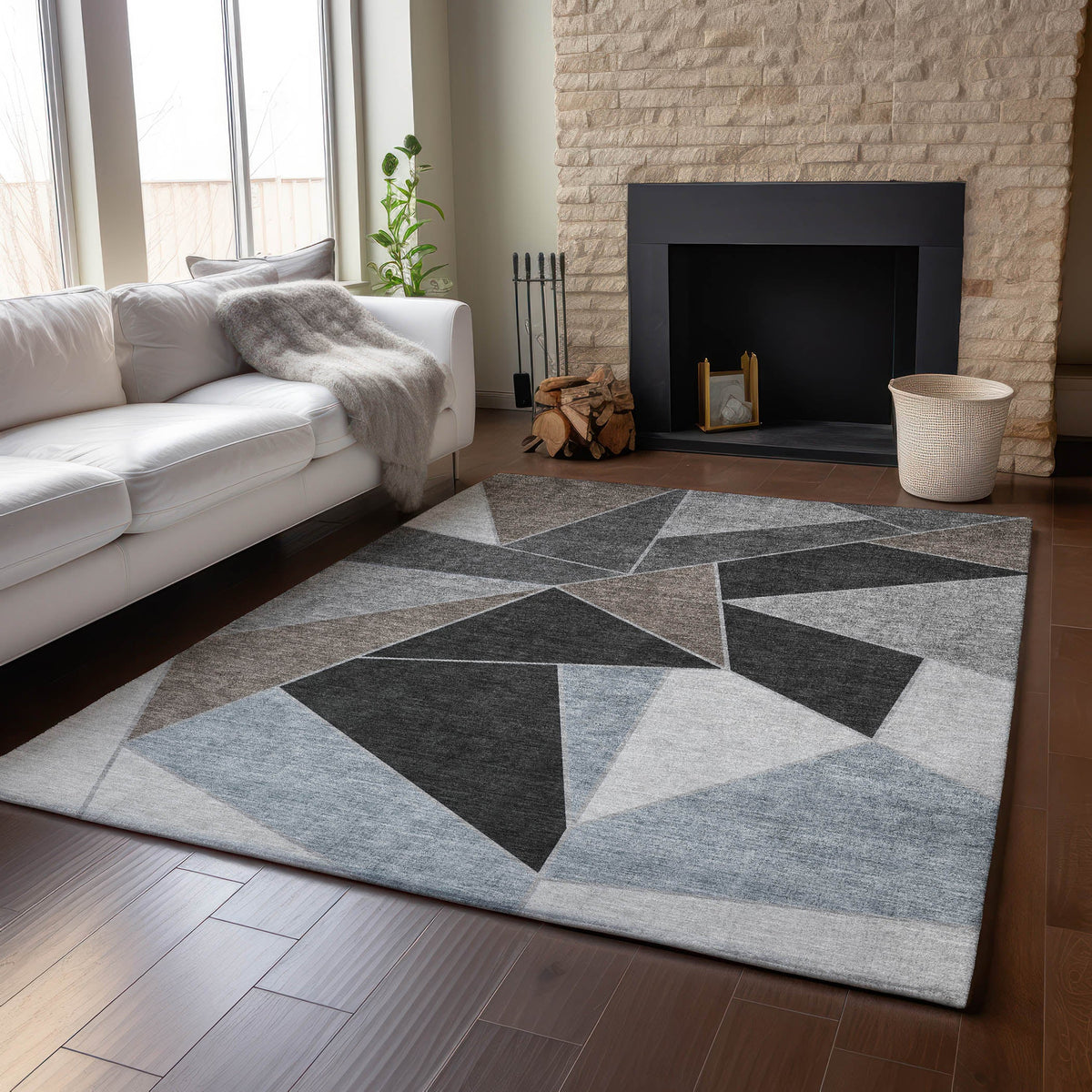 addison mayfield amf636 chocolate rug