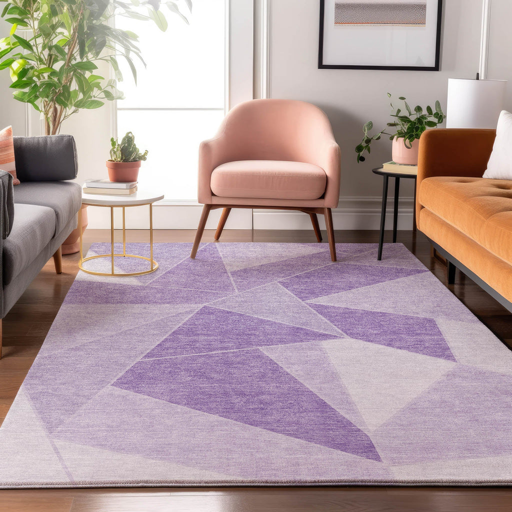addison mayfield amf636 lilac rug