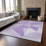 addison mayfield amf636 lilac rug