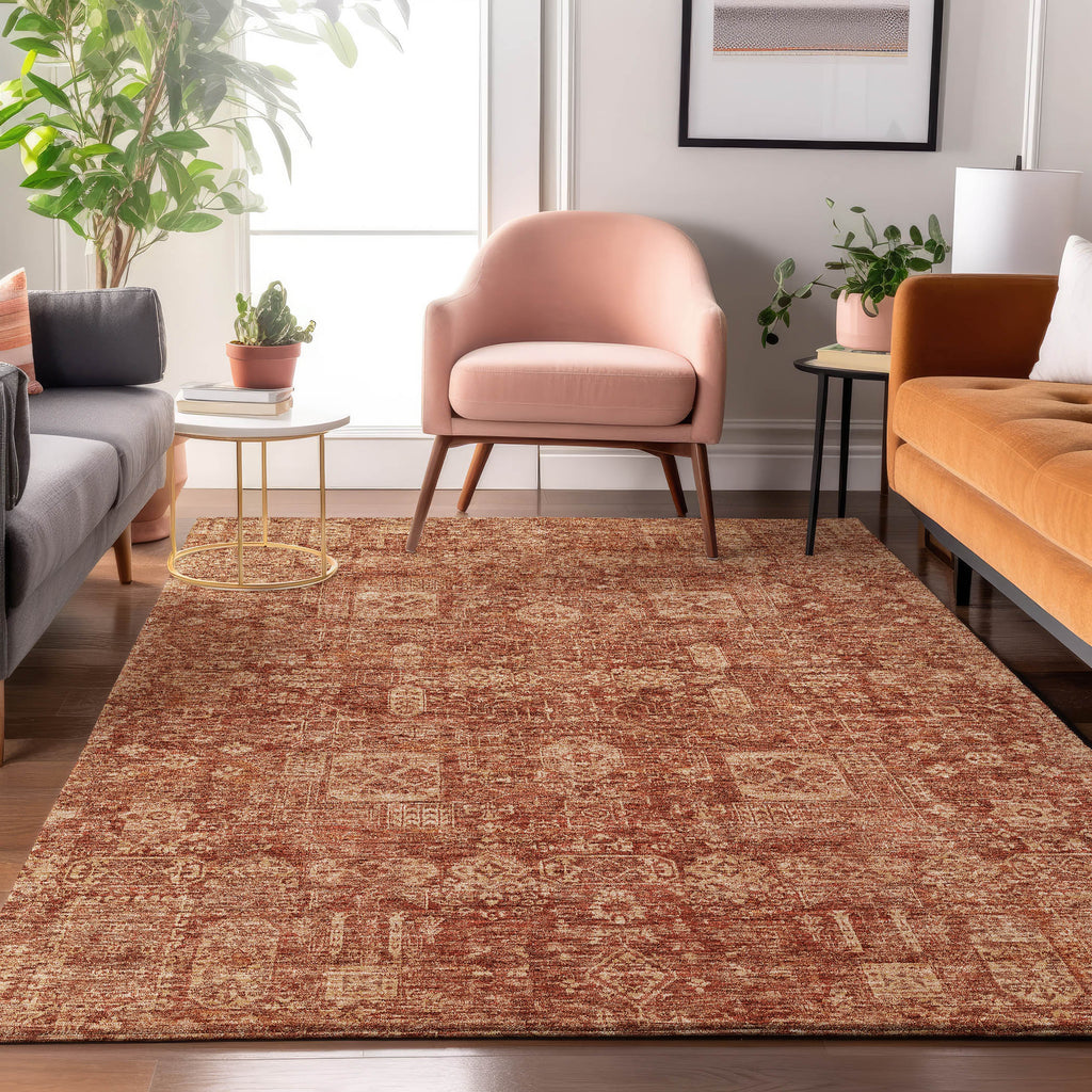 addison mayfield amf637 paprika rug