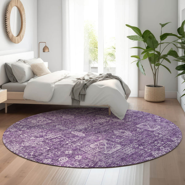 addison mayfield amf637 purple rug