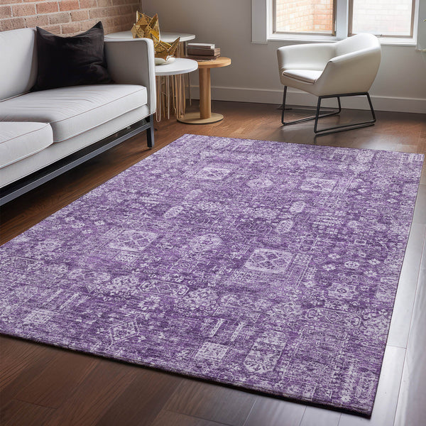 addison mayfield amf637 purple rug
