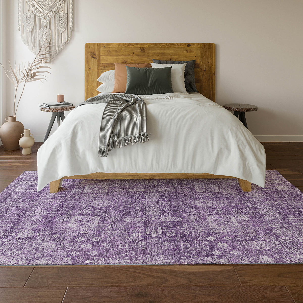 addison mayfield amf637 purple rug