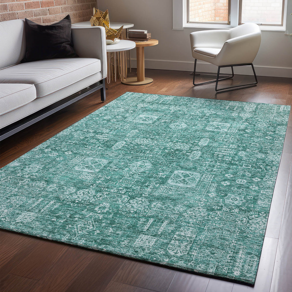 addison mayfield amf637 teal rug
