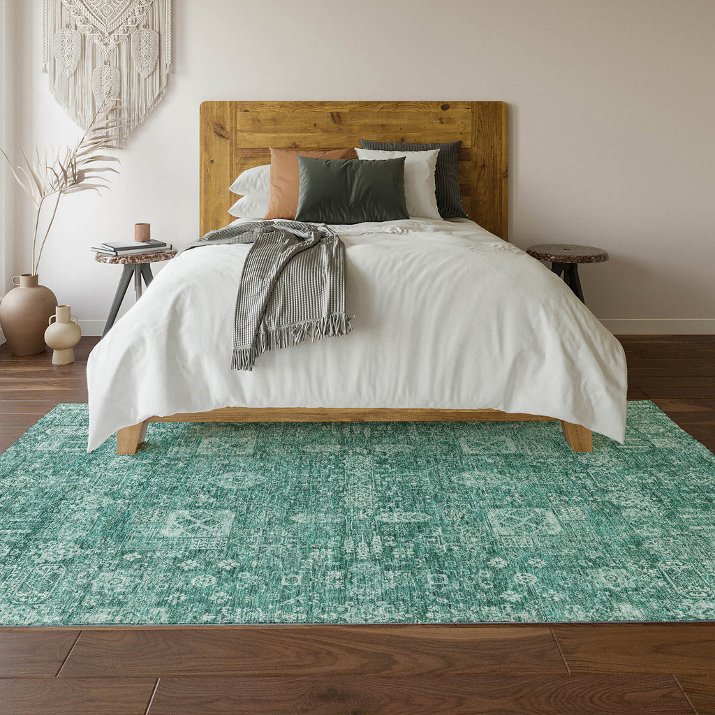addison mayfield amf637 teal rug