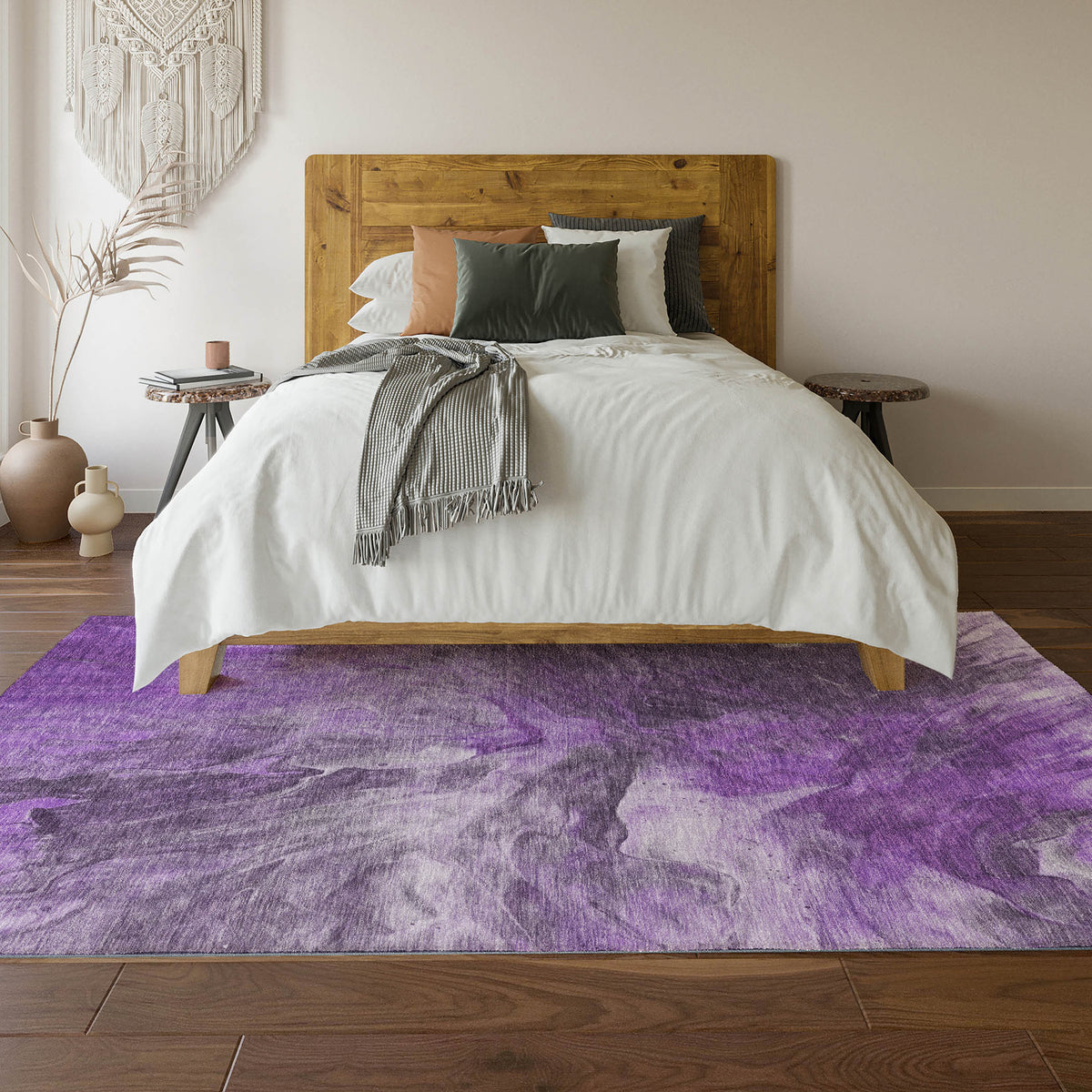 addison mayfield amf641 purple rug