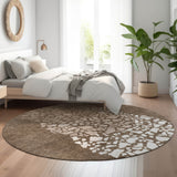 addison mayfield amf643 chocolate rug