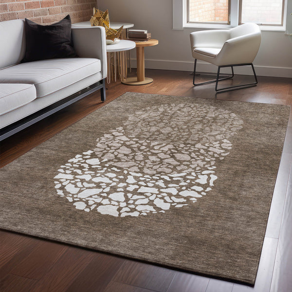 addison mayfield amf643 chocolate rug
