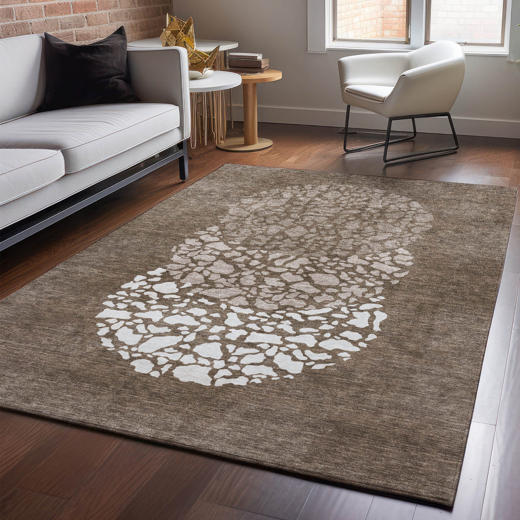 addison mayfield amf643 chocolate rug