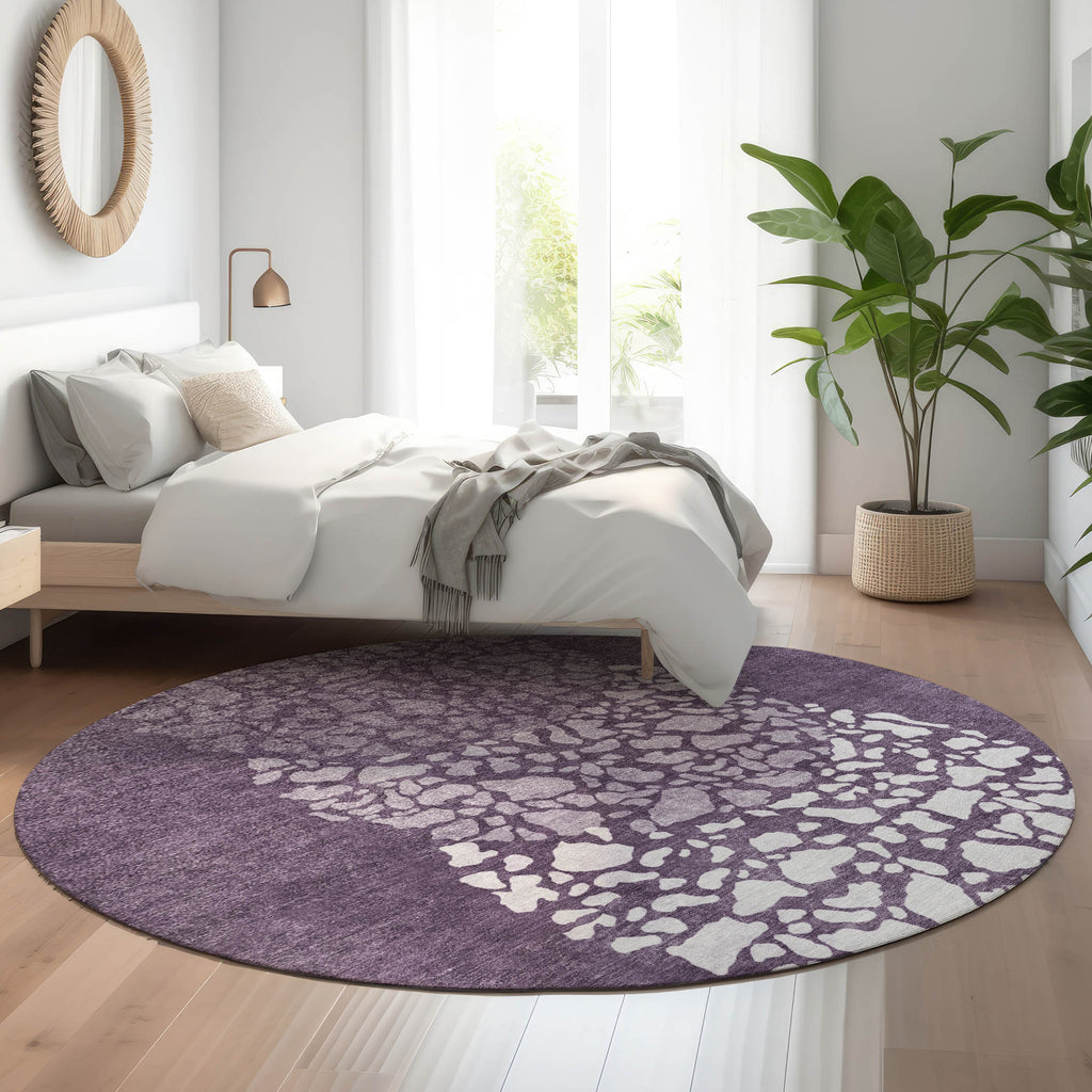 addison mayfield amf643 eggplant rug