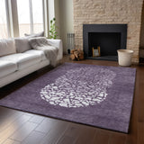 addison mayfield amf643 eggplant rug