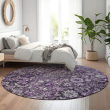 addison mayfield amf651 purple rug