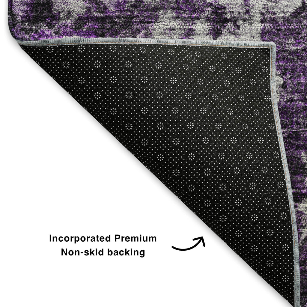 addison mayfield amf651 purple rug