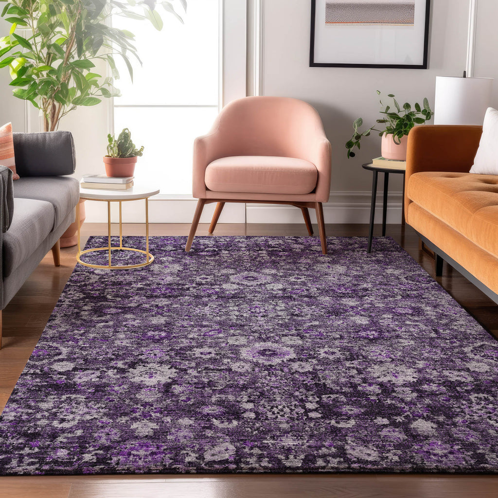 addison mayfield amf651 purple rug