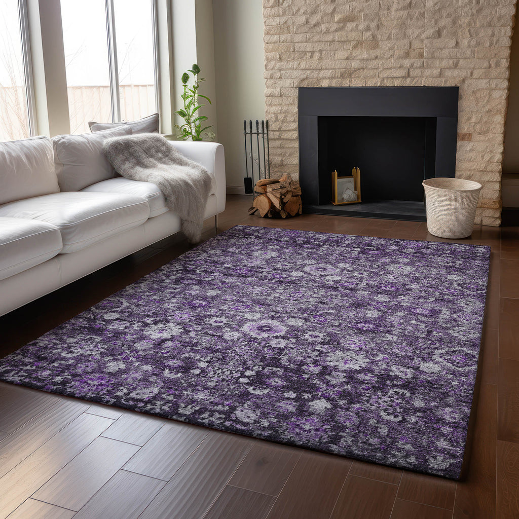 addison mayfield amf651 purple rug