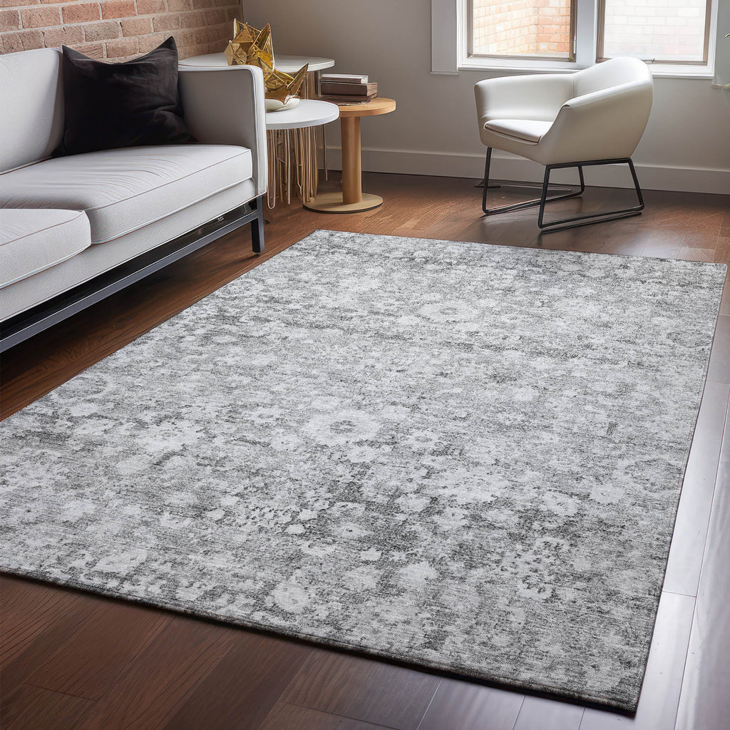 addison mayfield amf651 silver rug