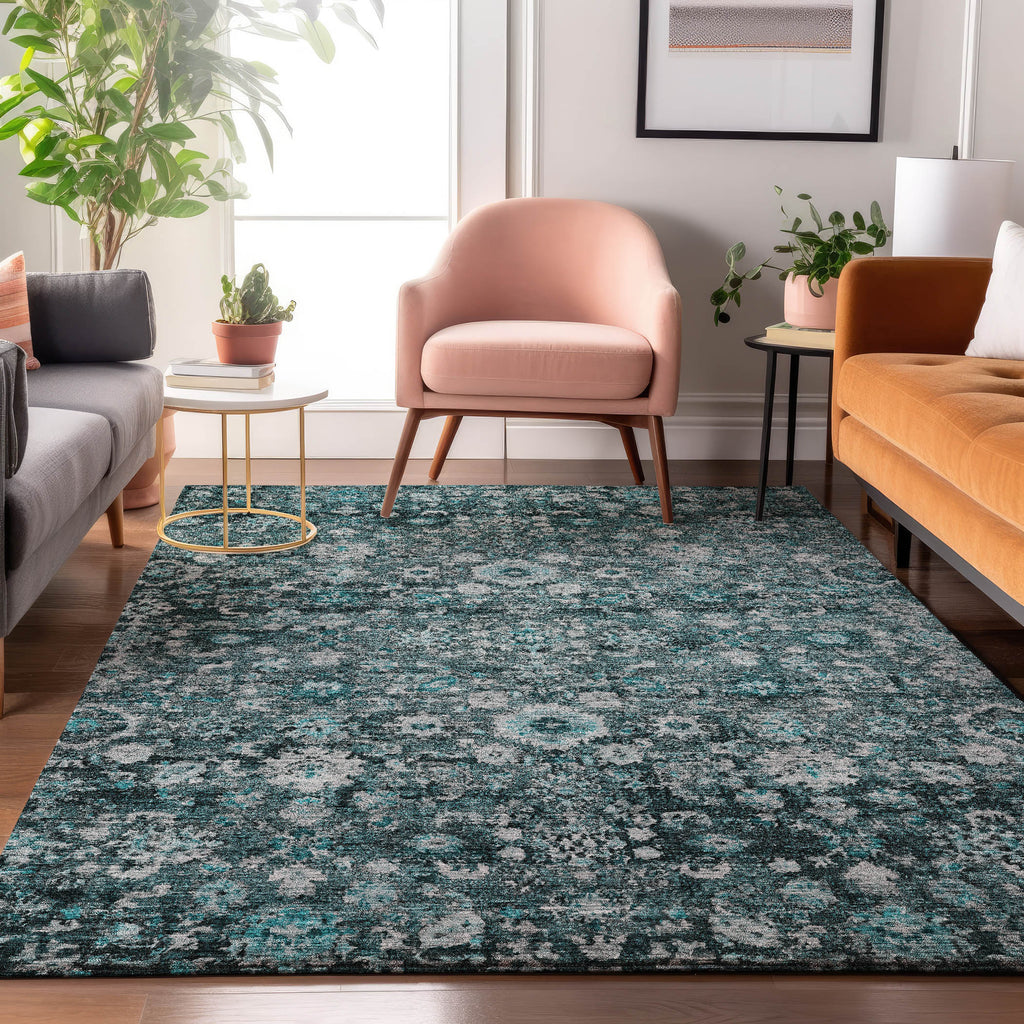 addison mayfield amf651 teal rug
