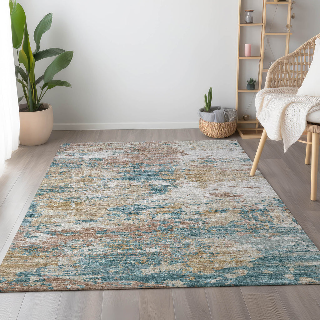 addison mayfield amf69 teal rug