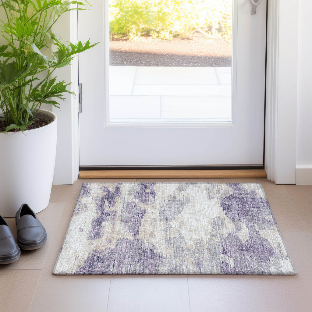 addison mayfield amf71 purple rug