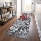 addison mayfield amf77 red rug