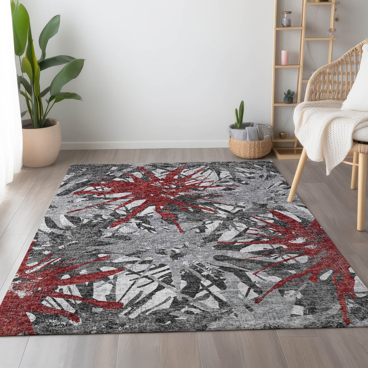 addison mayfield amf77 red rug