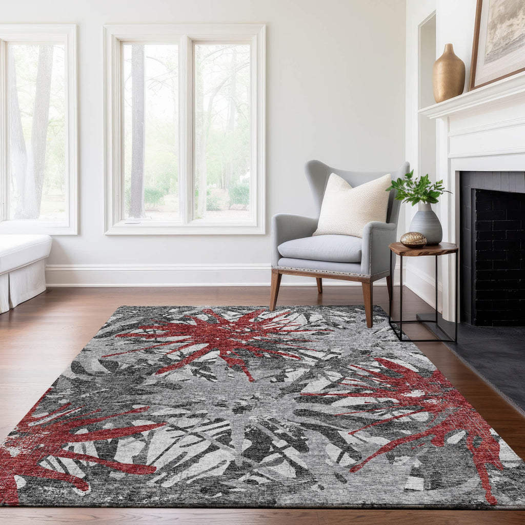 addison mayfield amf77 red rug