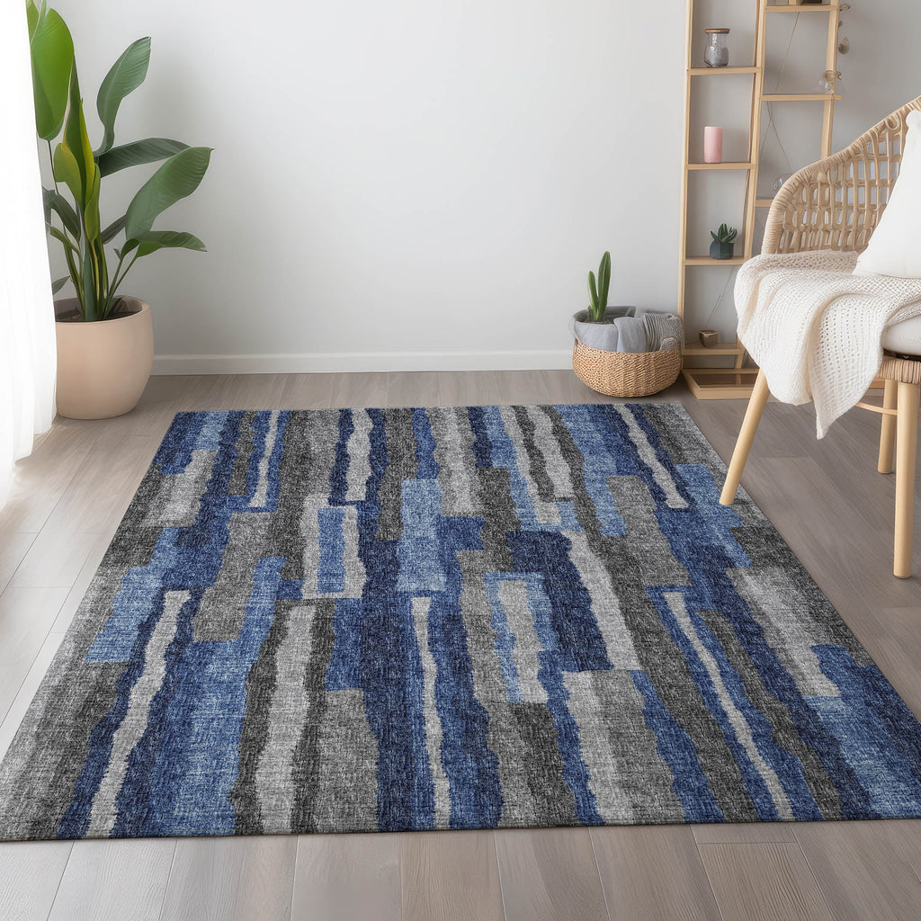 addison mayfield amf78 blue rug