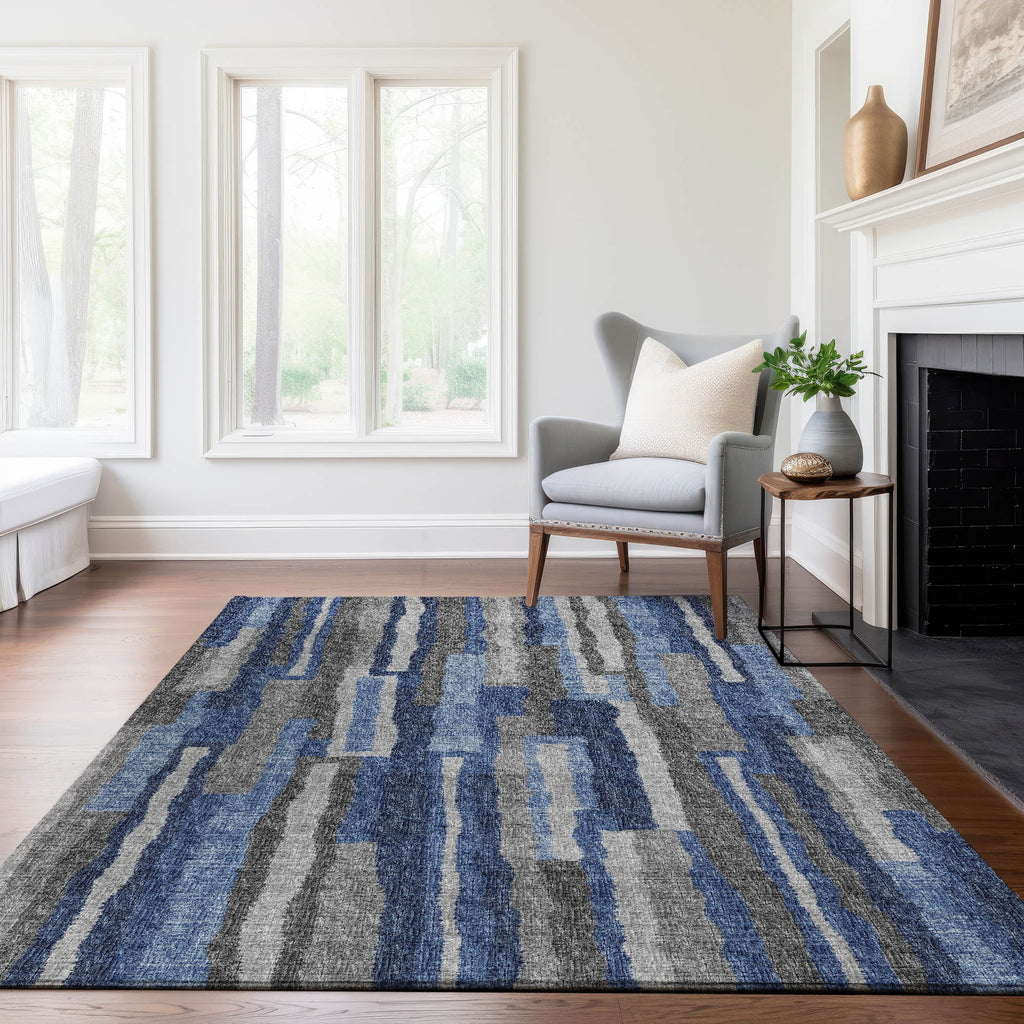 addison mayfield amf78 blue rug
