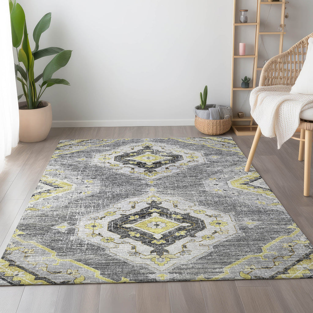 addison mayfield amf91 silver rug