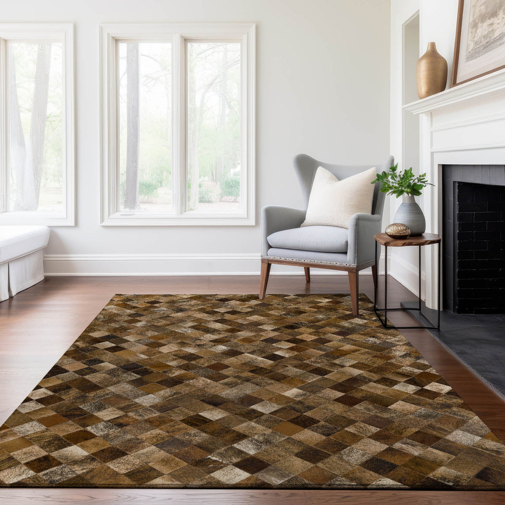 addison mayfield amf98 brown rug