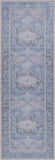 Hauteloom Rosman SAMAROSMA50 Sky Blue Machine Made Chenille-Polyester Rug