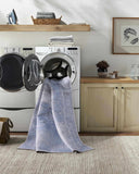 Hauteloom Rosman SAMAROSMA50 Sky Blue Machine Made Chenille-Polyester Rug