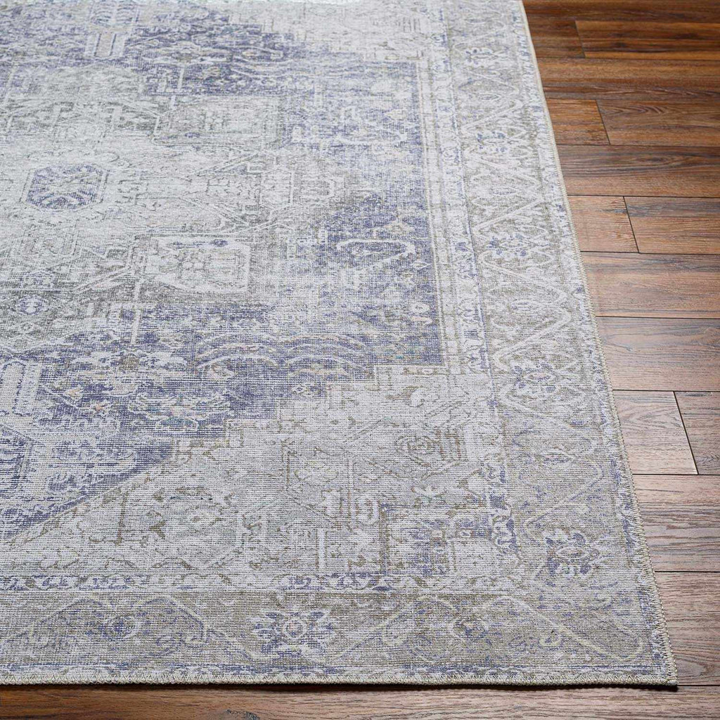 Hauteloom Rosman SAMAROSMA92 Olive Machine Made Chenille-Polyester Rug