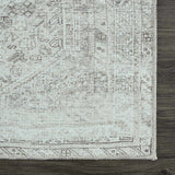 Hauteloom Barny SAMABARNYA1 Off White Machine Made Polyester Rug