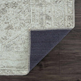 Hauteloom Barny SAMABARNYA1 Off White Machine Made Polyester Rug