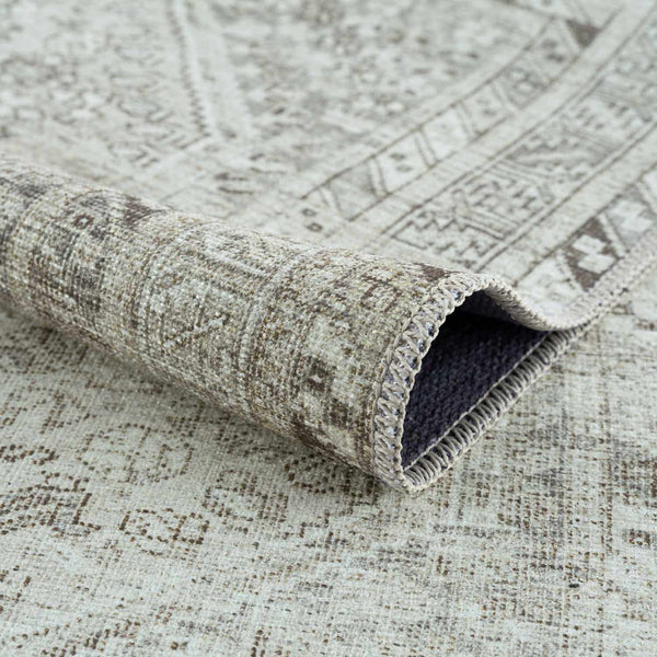 Hauteloom Barny SAMABARNYA1 Off White Machine Made Polyester Rug
