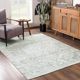 Hauteloom Barny SAMABARNYA1 Off White Machine Made Polyester Rug