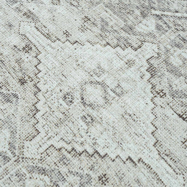 Hauteloom Barny SAMABARNYA1 Off White Machine Made Polyester Rug