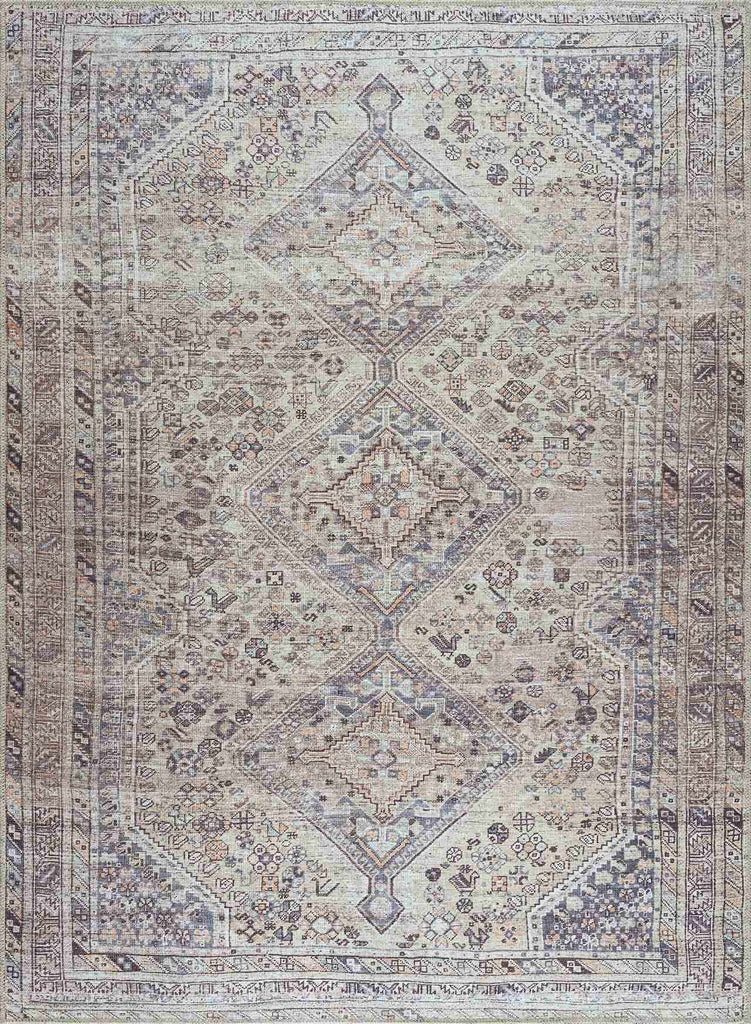 Hauteloom Barny SAMABARNYA4 Ivory Machine Made Polyester Rug