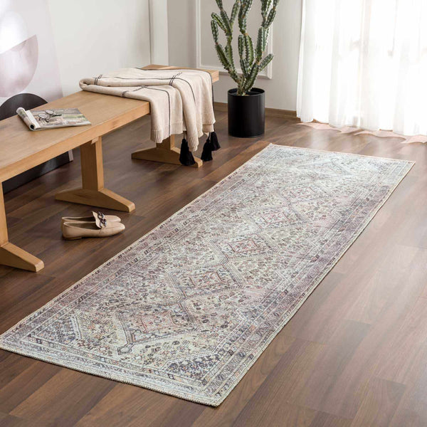 Hauteloom Barny SAMABARNYA4 Ivory Machine Made Polyester Rug