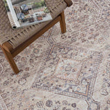 Hauteloom Barny SAMABARNYA4 Ivory Machine Made Polyester Rug
