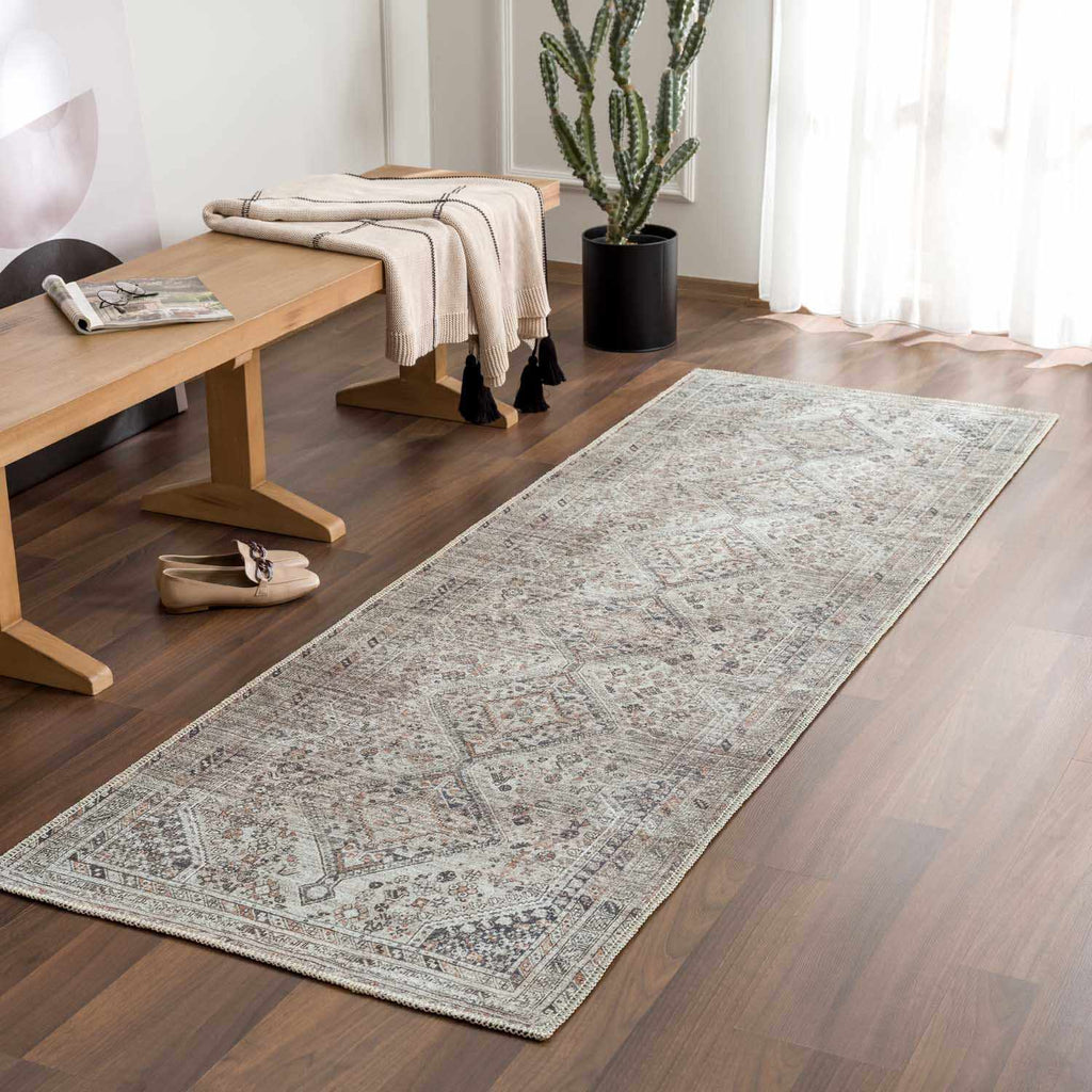 Hauteloom Barny SAMABARNYA5 Ivory Machine Made Polyester Rug