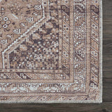 Hauteloom Barny SAMABARNYA6 Light Brown Machine Made Polyester Rug