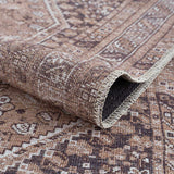 Hauteloom Barny SAMABARNYA6 Light Brown Machine Made Polyester Rug