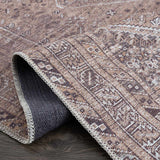Hauteloom Barny SAMABARNYA6 Light Brown Machine Made Polyester Rug