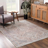 Hauteloom Barny SAMABARNYA6 Light Brown Machine Made Polyester Rug