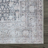 Hauteloom Hedda SAMAHEDDAA1 Light Gray Machine Made Polyester Rug